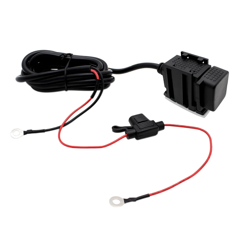 Nuoxintr USB Charger Motorcycle Motocross Dual USB Socket 12V Usb Charger Waterproof Phone Power Adapter Motorcycle Accessories