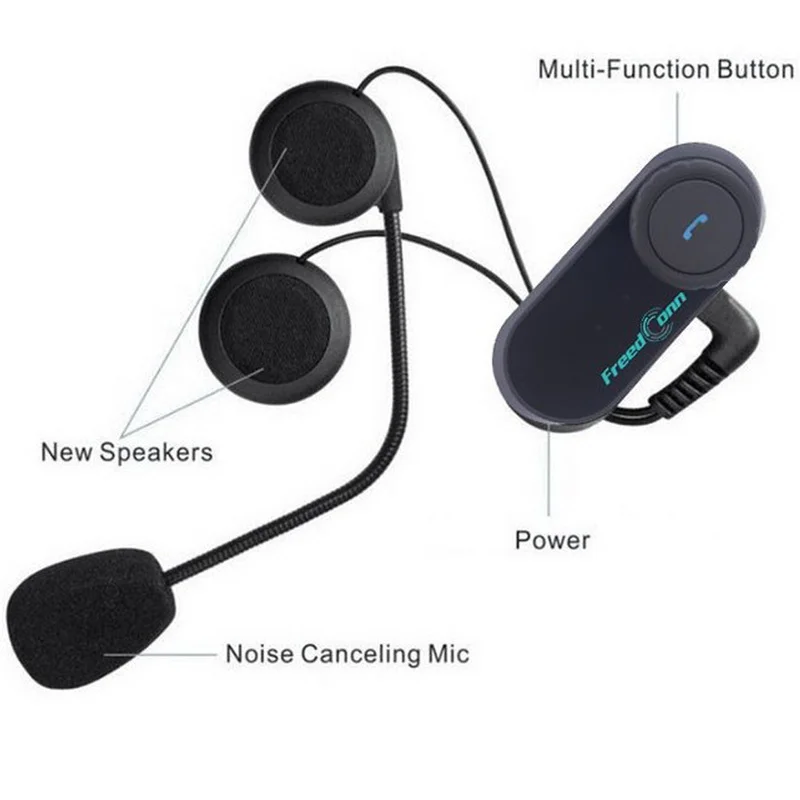 Bluetooth гарнитура для шлема FreedConn TCOM OS Moto rcycle 100 м GPS 3 шт.|Наушники шлемов| |