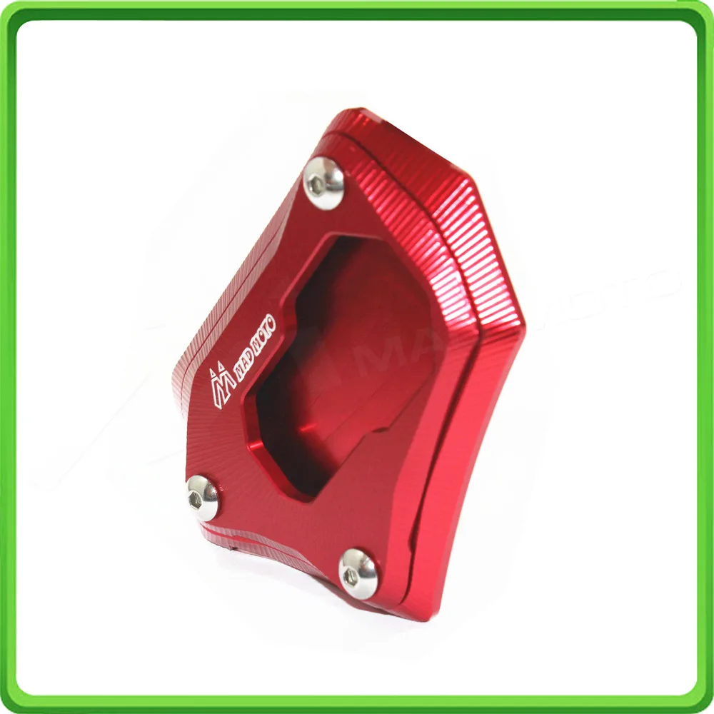 CNC Kickstand Side Stand Pad For BMW R1200GS 2012 2013 2014 2015 2016 R 1200 GS Adventure LC K51 2013 2014 2015 2016 Red (7)