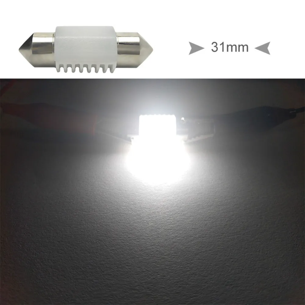 CNSUNNYLIGHT High Quality C5W C10W LED 31mm 36mm 39mm 41mm CANBUS Car Festoon Light Auto Interior Dome Lamp Reading Bulb White 12V 24V (13)