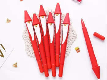 

korea father christmas gel ink Pen Kawaii needle Pen student Writting pen office school prize staitonery item 36pc/lot zf1906