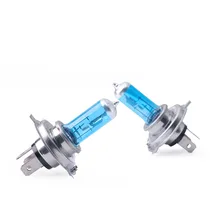 2 шт. H4 100 Вт/90 W 12 V мощный ксенон белый 6000 k, автомобильные галогенные шариковые лампочки лампы H4 мощный ксенон свет