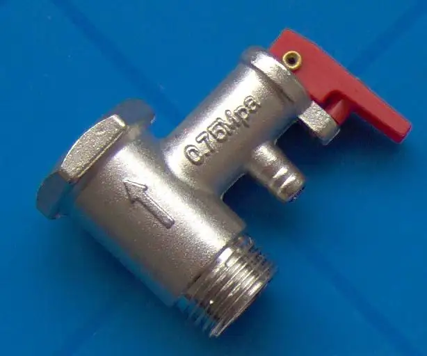 50L-80L Электрический металлический водонагреватель предохранительный клапан 0.75mpa g1/2