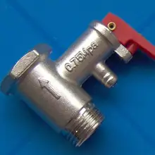 50L-80L Электрический металлический водонагреватель предохранительный клапан 0.75mpa g1/2