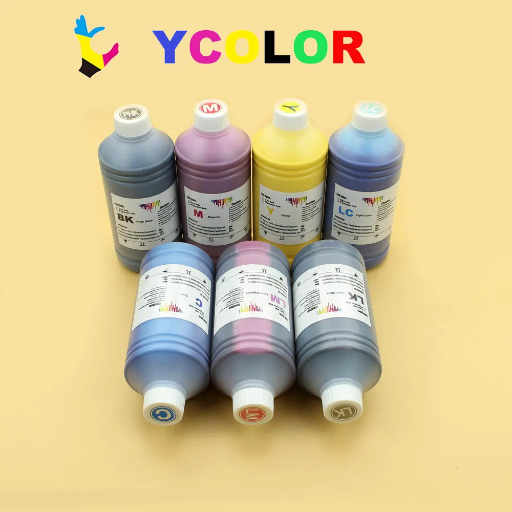 DGYCJLFP 1000 мл чернильные чернила для Epson Stylus Pro 7600 9600 принтер EPSON 4800 7800 7880 9800 DX5