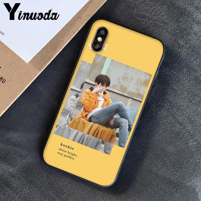 A7 Yinuoda KPOP Euphoria Jungkook клиент высокое качество чехол для телефона для iPhone 8 7 6 6S 6Plus X XS MAX 5 5S SE XR 10 чехол s - Цвет: A7