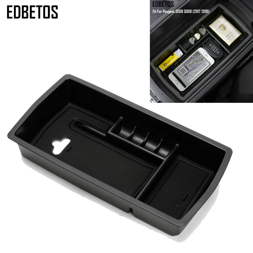 Center Console Armrest Storage Box Insert Organizer For