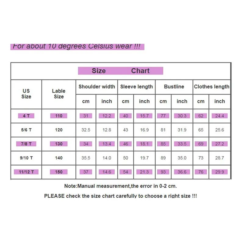 Girl's Down Jackets Solid Hooded Children's Coats 90% White duck down,Warm and light kids Coats Clothing