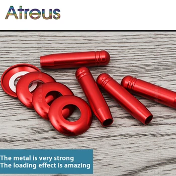 

Atreus For BMW E60 Series5 Car Styling Interior Stickers M Sports Door Lock Pin Knob And Cover Panel Frame Covers Accessories