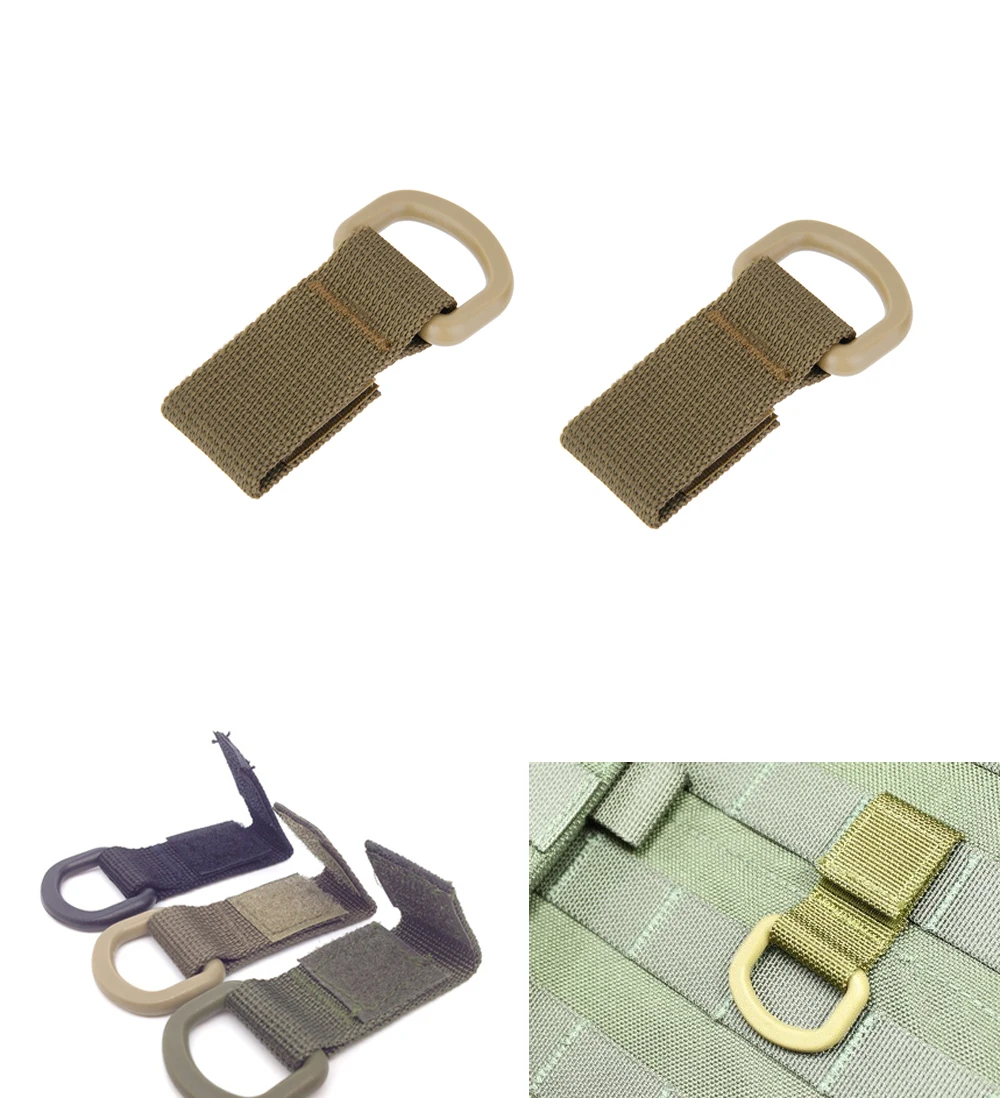 Tactical Backpack Military molle attach Nylon bing hanging buckle