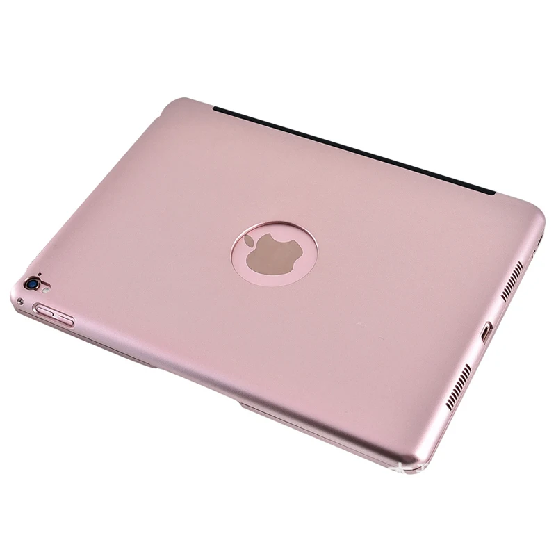 Алюминиевый сплав чехол s для Apple iPad Pro 9,7 дюйма Air 2 беспроводной Bluetooth чехол для клавиатуры с подставкой раскладушка откидная крышка+ пленка