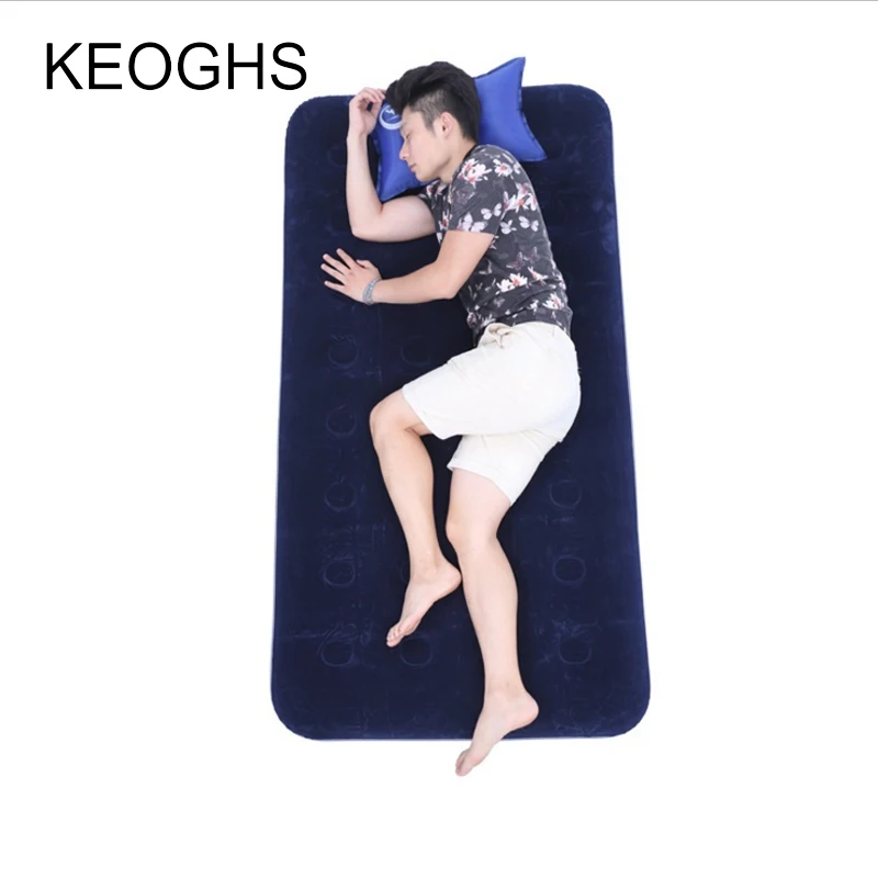 Camping mat Inflatable mattress inflatable bed single person household gas filled bed outdoor portable air cushion bed Camping mat Inflatable mattress inflatable bed single person household gas filled bed outdoor portable air cushion bed