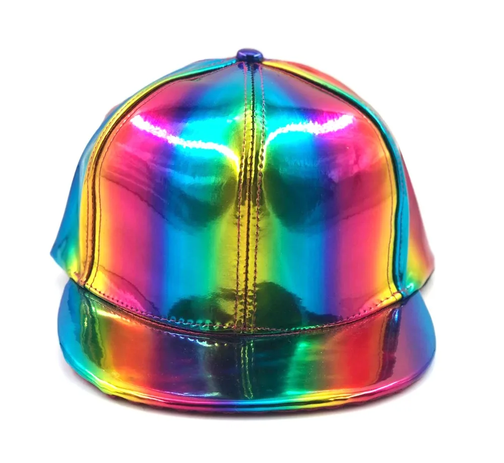 Роскошная модная шапка "хип-хоп" для радужной расцветки, меняющая шляпу, бейсболка на заднюю сторону, бейсбольная кепка Bigbang G-Dragon