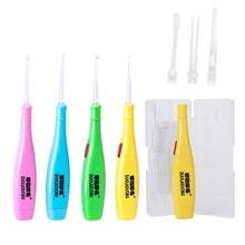 1 шт. светильник уха Палочки уха безопасности Палочки чистящее средство для маленьких детей чистого Здравоохранение жидкость для снятия нового дизайна