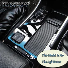 BROSHOO Авто держатель чашки панель автомобиля стикер Наклейки для hyundai sonata 8 YF Авто Шестерня яркая поверхность украшения Наклейка автомобиля-Стайлинг