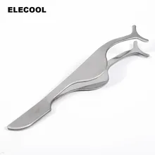 ELECOOL 1 шт. Т-образный из нержавеющей стали поддельный зажим для ресниц ресницы Керлинг-аппликатор аксессуары для макияжа