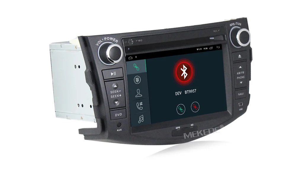 Excellent Mekede Car Multimedia Player Android 9.1 GPS 2 Din car dvd player for Toyota RAV4 2007 2008 2009 2010 2011 wifi bluetooth radio 25