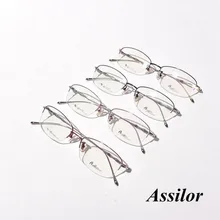 Деловые очки из чистого титана Антикоррозийные Деловые женские полуочки для чтения прозрачные линзы для глаз женские очки