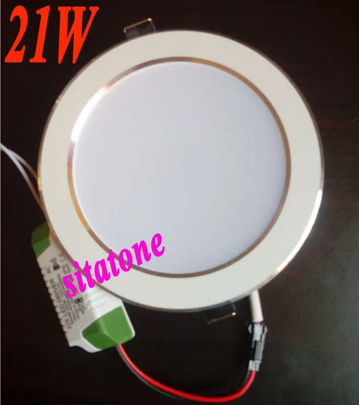 hole size 170mm Free shipping AC85 265V 21W LED downlight SMD5730 led