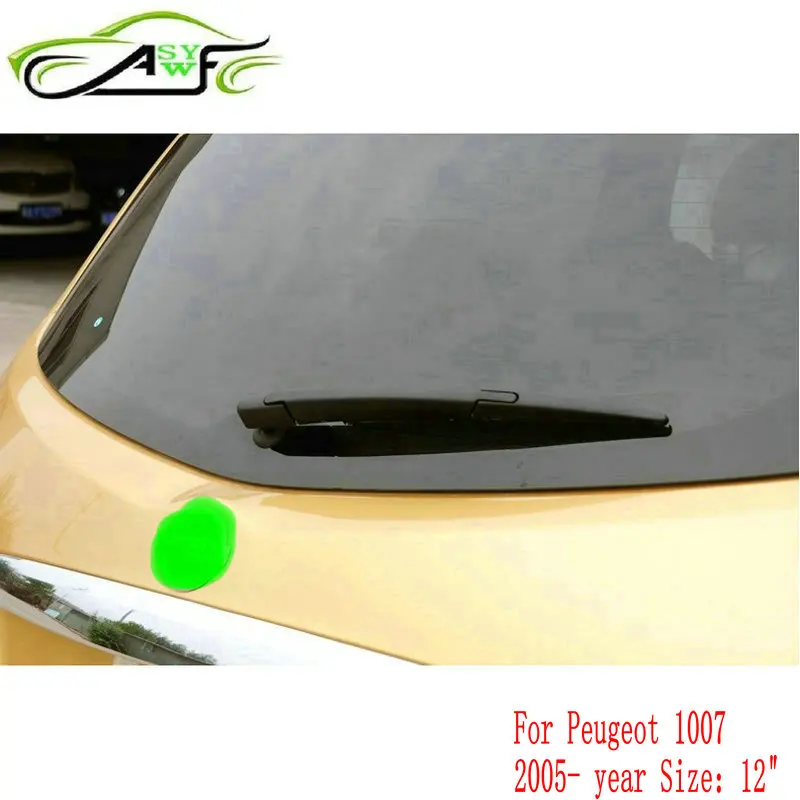

Car rear wiper blade back window wipers for Peugeot 1007 ( from 2005 onwards ) 12" Rear Windscreen Wiper