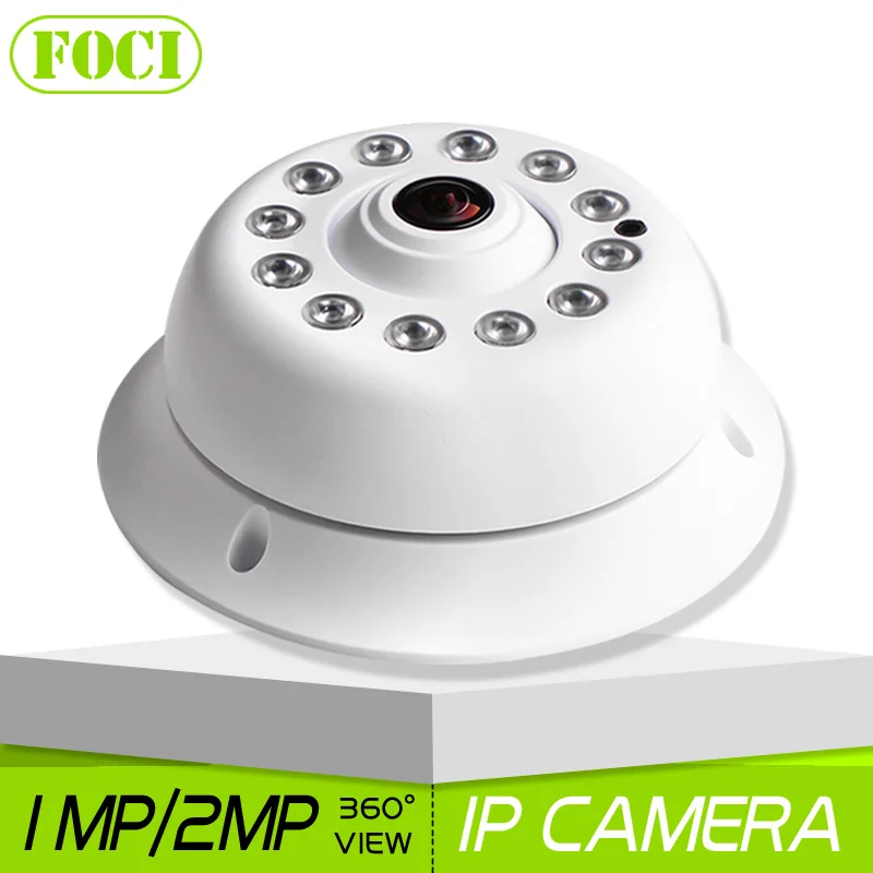  High Quality 1MP / 2MP Panorama 720P / 1080P IP Camera Fisheye 360 Degree View,Panorama Lens,Dome CCTV Camera IR 10M P2P/ONVIF 