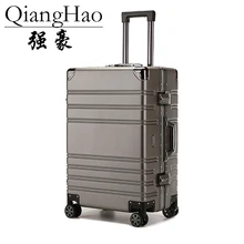 2" 24" Винтажный алюминиевый багаж Maletas Rolling Hardside Cabin Koffer дорожный кейс на колесиках чемодан с колесиками