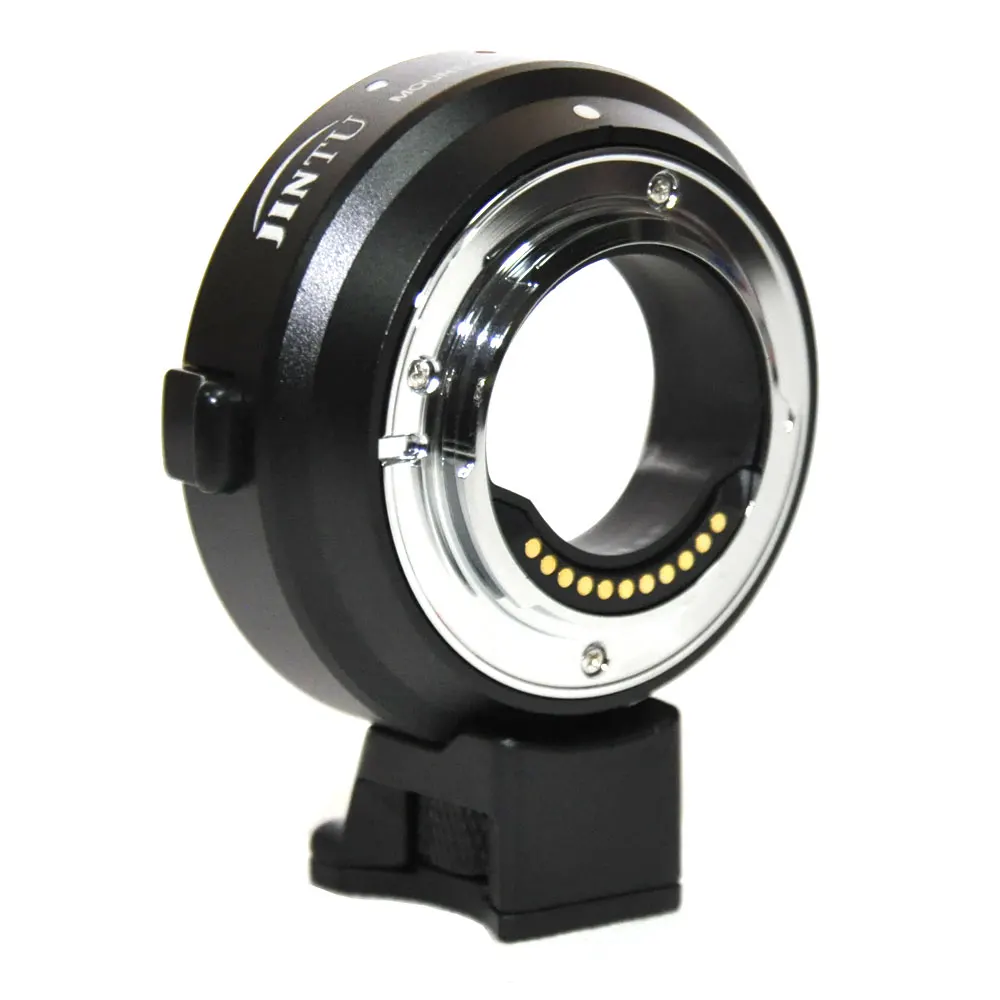 Адаптер объектива Jintu с автофокусом AF для Canon EF/EF S Micro M4/3 Olympus E PL5 EF/1 PL6 EF/3 объектив