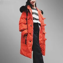 Women Winter Down cotton jacket Parkas 2018 Hooded Plus Size Thicken Warm Wadded Long Coat Female Loose mujer invierno LS03 цена Women Winter Down cotton jacket Parkas 2018 Hooded Plus Size Thicken Warm Wadded Long Coat Female Loose mujer invierno LS03 цены онлайн