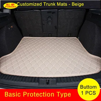 

PONSNY Car Trunk Mats Specially for KIA Soul K3 K5 K7 Borrego Forte Opirus Cerato Sorento Sportage Carpets Waterproof Trunk Rugs