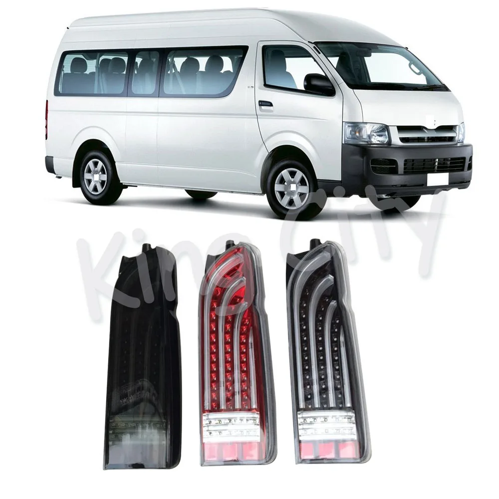 

CAPQX 2PCS/set For Toyota Hiace 200 series 2005 -2016 LED Taillight Rear Brake Tail Light tail light taillamp