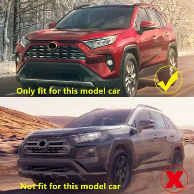 Передняя решетка для гриля из АБС пластика 2 шт. Toyota RAV4 2019 2020|Хромирование| |