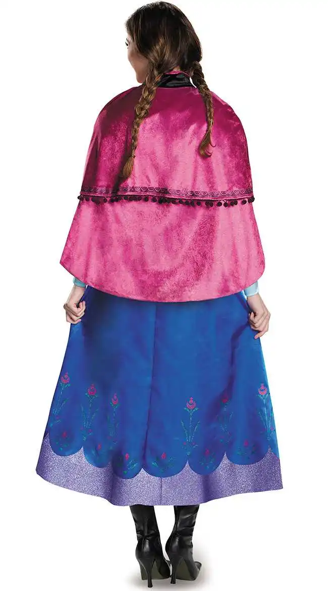 Модный карнавальный костюм Эльзы и Анны для дня рождения, Снежной королевы, маскарадное платье, платье Золушки для взрослых девочек, платье Белоснежки