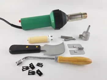 Price 110V Or 220V 1600w Plastic Welder Gun Hot Air Gun/ Heat Gun / Welder Gun Desoldering Tool Station Protable Flooring Welding Tool