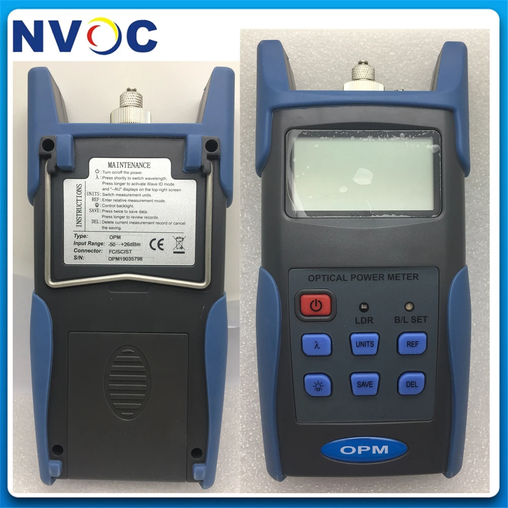 70dBm~+10dBm Telecommunication and CATV Broadcasting Handheld Fiber Optical Power Meter 70dBm~+10dBm Telecommunication and CATV Broadcasting Handheld Fiber Optical Power Meter