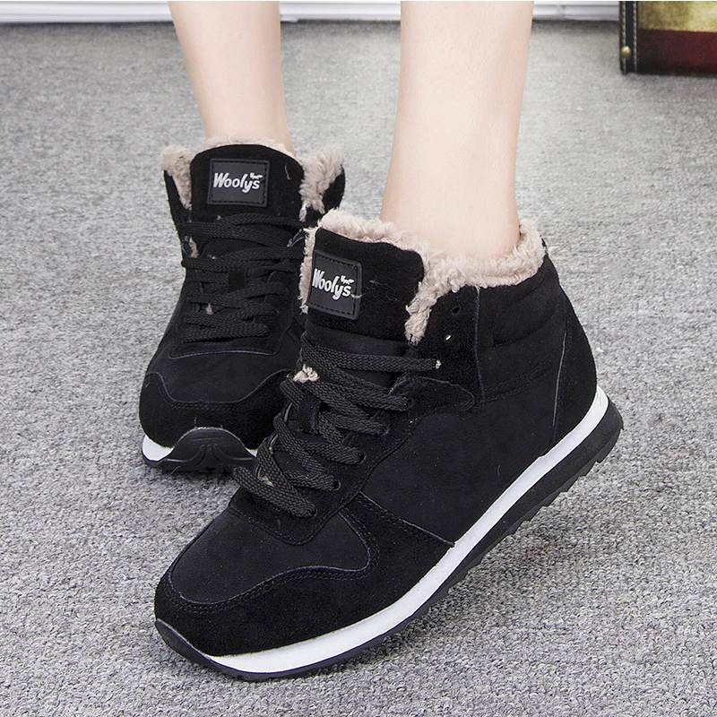 Online Frauen Schuhe Warm Halten Winter Schuhe Für Frauen Vulkanisierte Schuhe Korb Femme Winter Turnschuhe Weibliche Pelz Unisex Casual Schuhe Frau