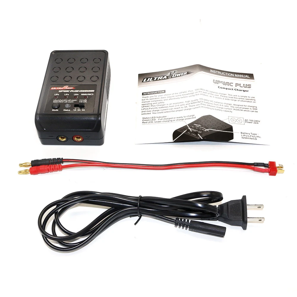 

UP4AC Plus 30W 2-4S LiIo/LiPo/LiFe/LiHV/NiCd/NiMH Battery Balance Charger with T Plug