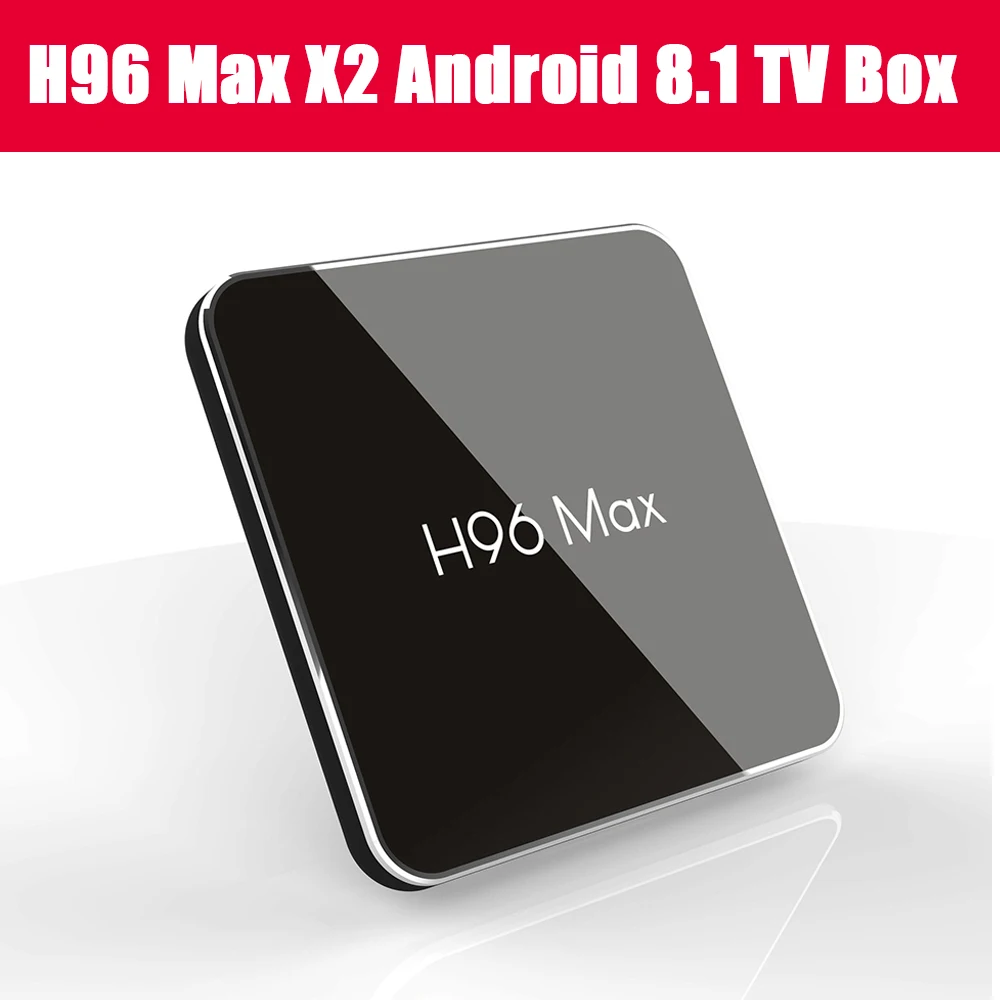 

H96 MAX X2 4GB 32GB Smart Tv Box Android 8.1 Amlogic S905X2 Quad Core 5G WiFi USB 3.0 Bluetooth 4.0 4K Set Top Box pk x96 max