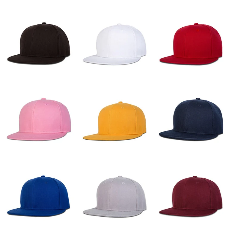 

9 Solid Color Hip Hop Cap Men and Women Hat Wholesale and Drop Shipping