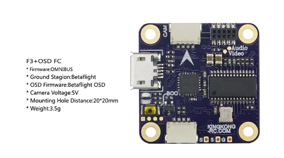 LDARC KK для Flytower 20*20 V2 F3+ OSD 4в1 ESC 12A BLHeliS 20x20 мм для внутреннего бесщеточного FPV Racer Drone RC вертолет Квадрокоптер