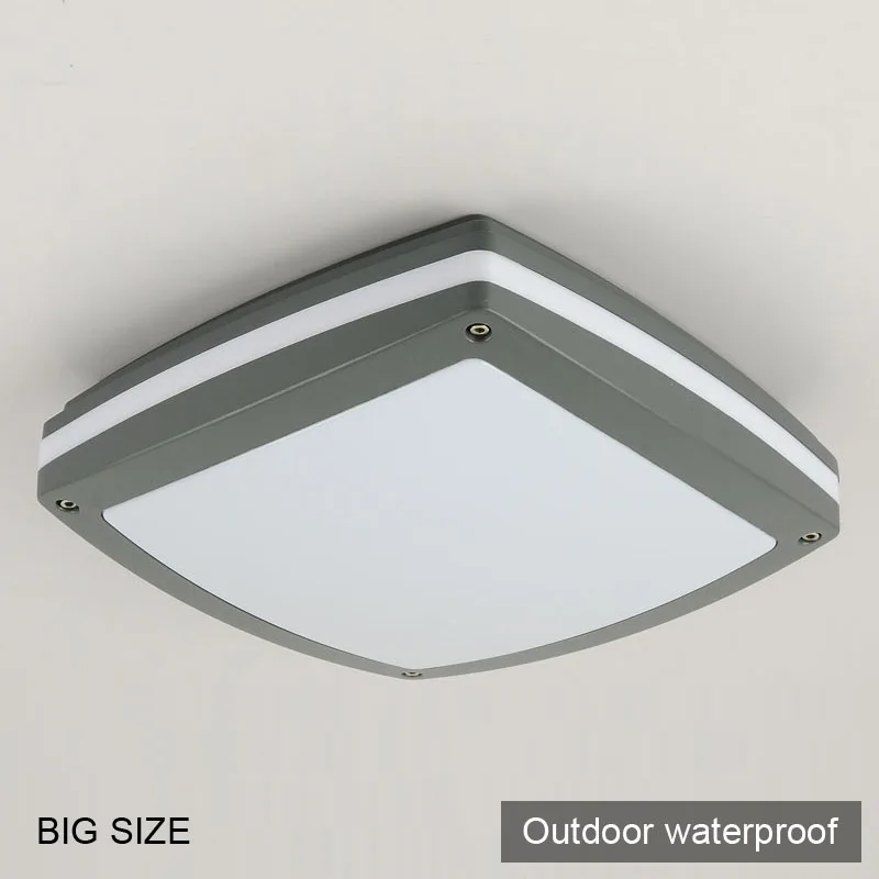Us 166 95 2 Pieces Post Modern Waterproof 30w Led Ceiling Light Lamp Square Outdoor Wall Roof In Lamps From Lights Lighting