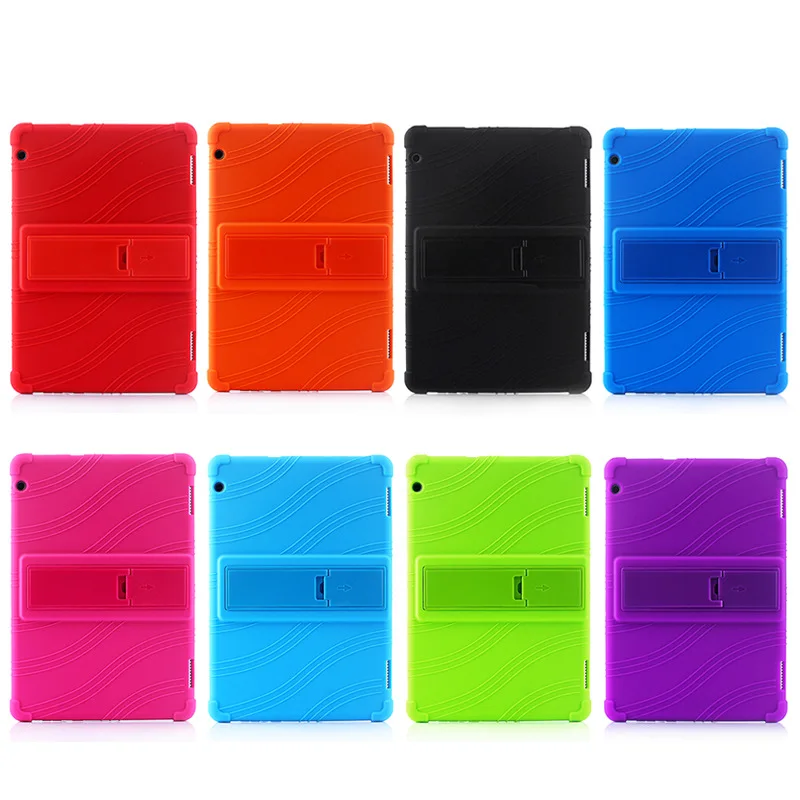

Soft Silicon Case for Huawei MediaPad T5 10 Tablet Case for Huawei MediaPad T5 AGS2-W09/L09/L03/W19 10.1"Tablet Stand Cover