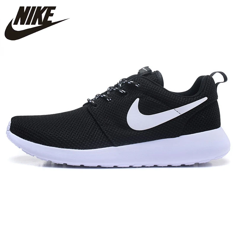 

Nike Roshe Run Men Air Mesh Breathable Running Shoes Original New Men Outdppr Sport Sneakers Trainers Shoes MS036018
