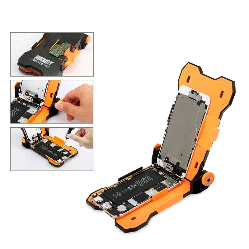 Comprar Jakemy JM Z13 fija ajustable, reparación de la pantalla para iPhone 6 s 6 Plus Teardown trabajo accesorio y soporte para PCB de la abrazadera