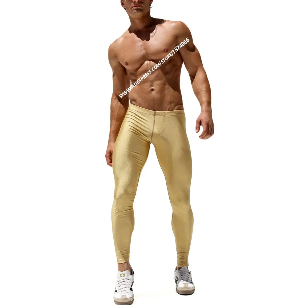 Aimpact Sexy Fashion Skinny Men Sport Pants Athletic Slim Fitted Running Men's Pants Gym Sexy Tight Causal Sweatpants AQ15 (16)