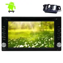 Camera is included+Android 6.0 2din Car DVD Player Car DVD GPS radio Stereo In Dash Navigation Vehicle GPS Headunit Radio WiFi