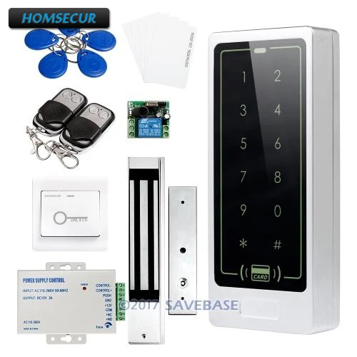 

HOMSECUR Waterproof Door Lock 125Khz RFID Access Control System+Tamper Alarm+Wiegand 26