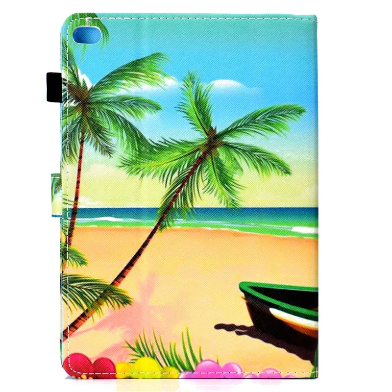 Wekays для apple IPad Air 2, IPad 6 мультфильм сосна apple кожаный чехол для Coque IPad Air2 IPad 6 IPad6 9," Чехол для планшета