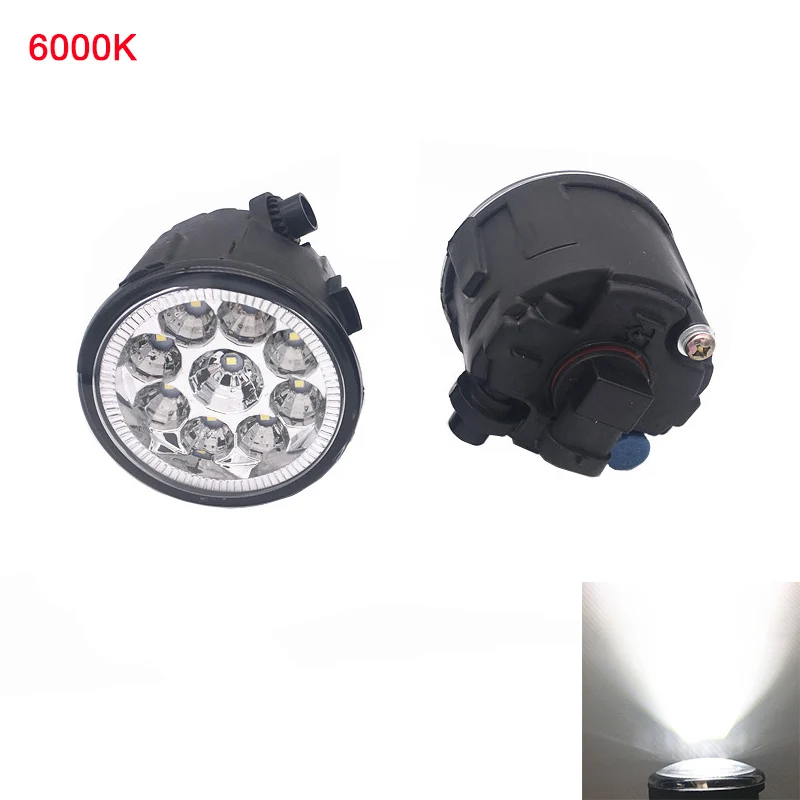 

2 Pieces Car LED Light Fog Light DRL Daytime Running Light DC Blue Yellow White For Infiniti FX35 3.5L V6 2006-2012