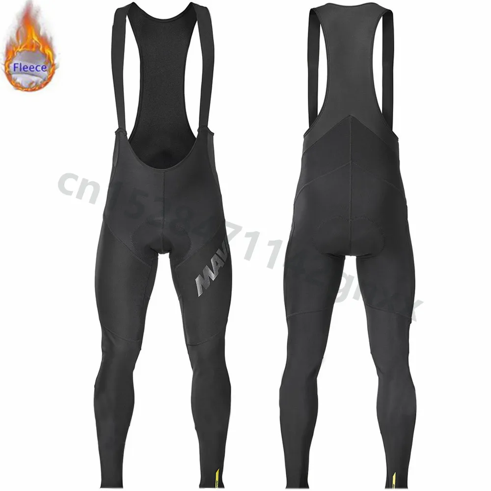 Comprare MAVIC Panno Morbido di Inverno Termico Uomini Ciclismo Pantaloni Lunghi triathlon Usura Della Bicicletta All aperto bib Pantaloni di Alta qualità antiurto Bike Pantaloni