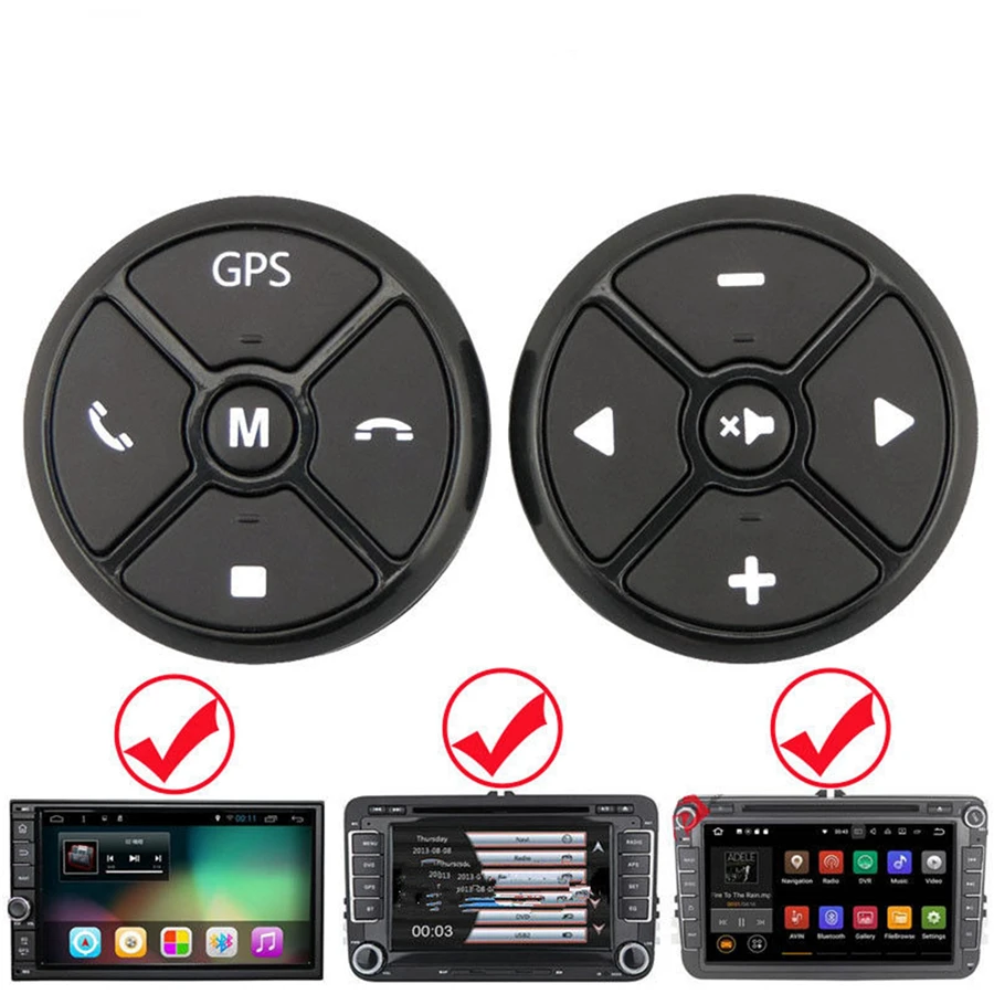  Professionelle Auto Off-Road Smart Lenkrad Controller GPS DVD Wireless Remote Taste